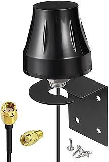 Bingfu WiFi Antenna 2.4GHz 5GHz 5.8GHz Outdoor Wall Mount MIMO RP-SMA & SMA Male Antennae Replacemet for WiFi Router Hotspot Security IP Camera USB WiFi Adapter Video Surveillance Monitor Antennas