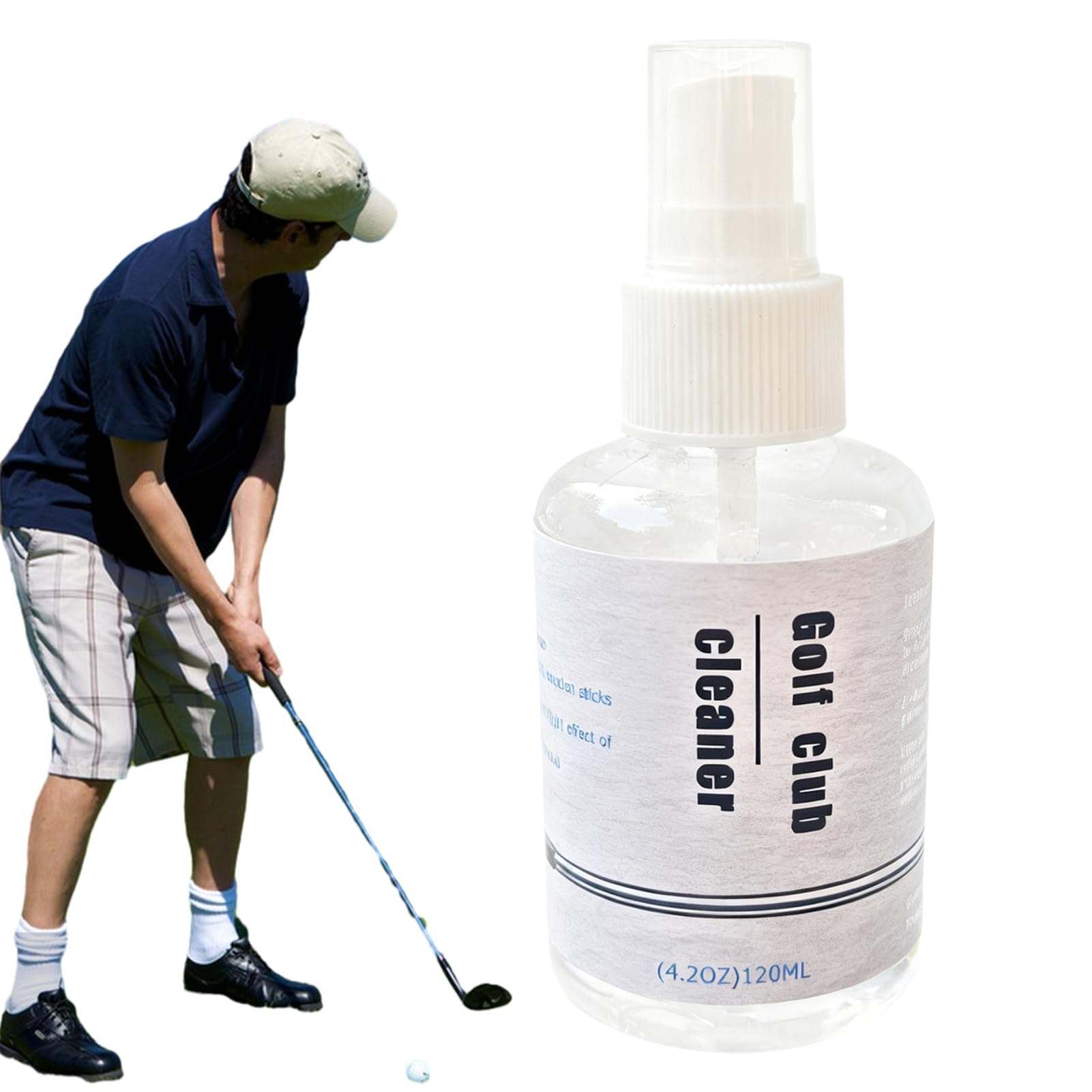 Pulidor de palos de golf - Kit de limpieza de palos en spray invisible de secado rápido y suave | Para hombres, mujeres, golfistas, padres y aficionados a los deportes al aire libre y en interiores.
