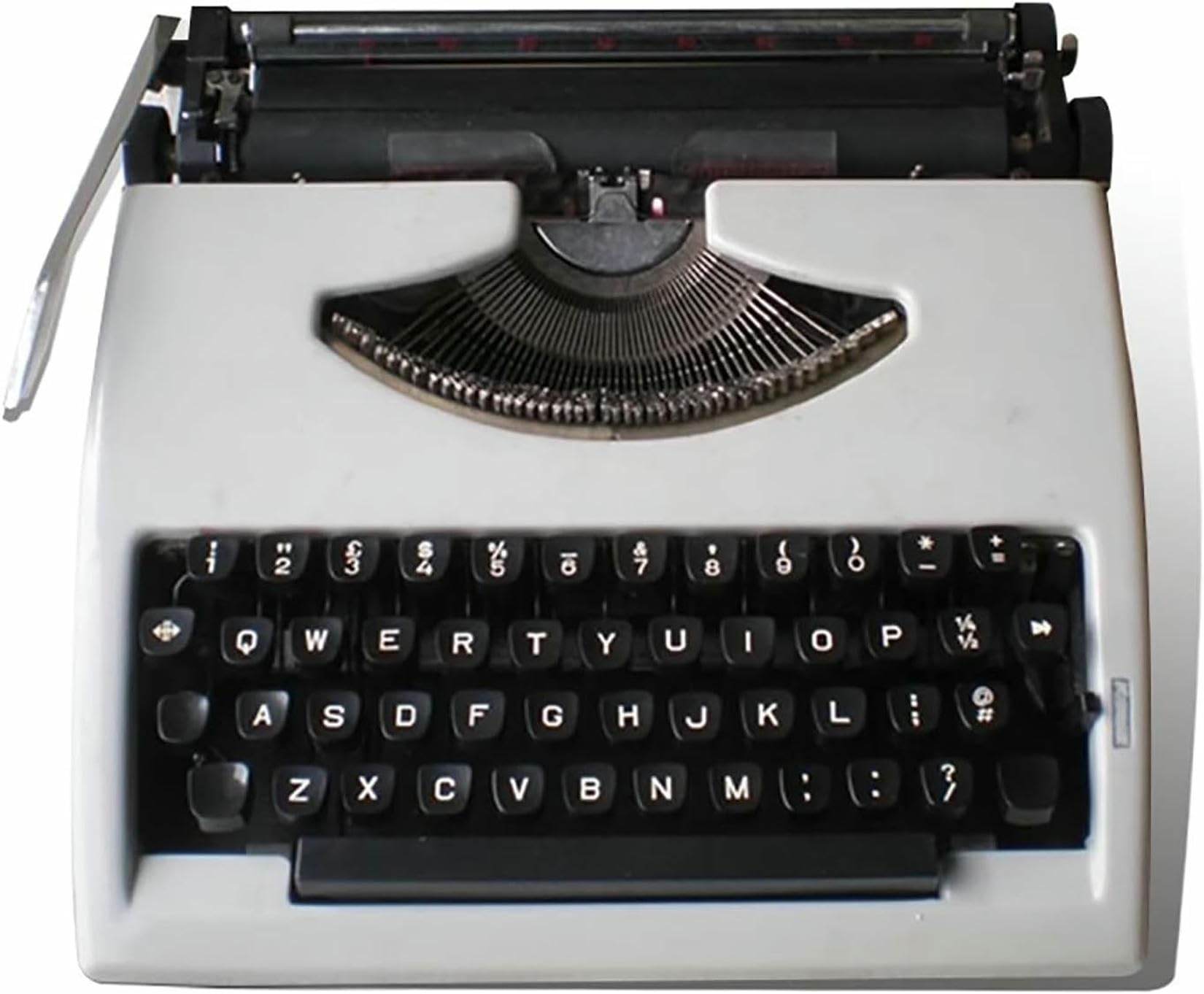 Vintage Manual Typewriter Machine,Classic Old Fashioned Typewriter for Typing Letters,Typewriter Decor for Home Office