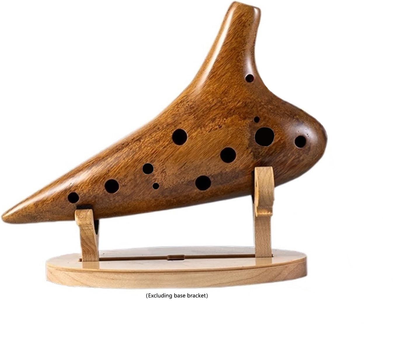 Ocarina Instrument ocarina professionnel en bois pour débutants, alto accordé en do et accordé en courant alternatif à 12 trous