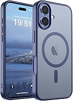 Vista 865 de SUPFINE - Funda magnética para iPhone 13 Pro Max (compatible con MagSafe), (protección contra caídas de grado militar de 10 pies), delgada, Negro