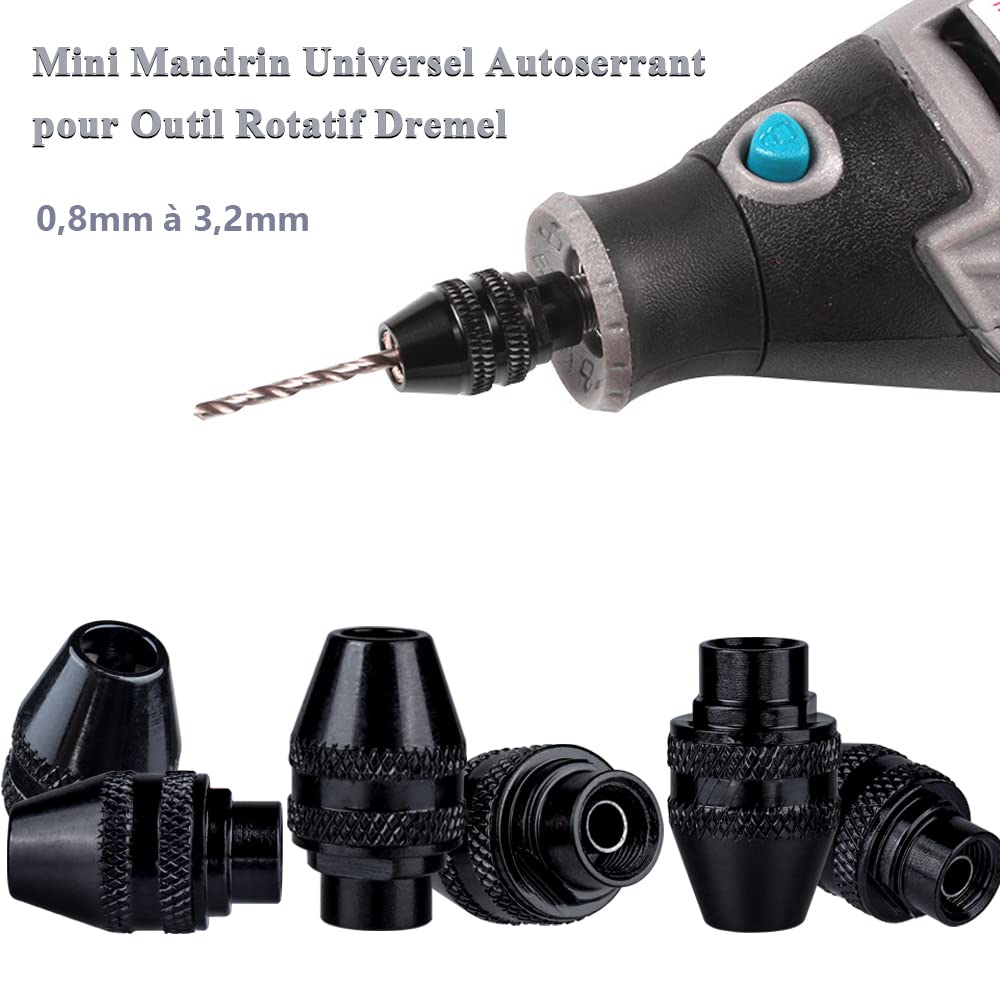 ADAPTATEUR DE MANDRIN De Meuleuse D'angle Polyvalent à Meule Droite 3 Mm/6 Mm T EUR 21,35