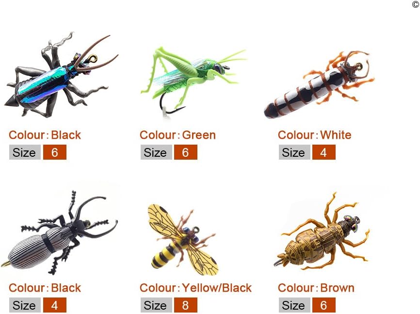 YZD Fly Assortment, Terrestrial and Aquatic, 6-Pack, photo 4 of 9