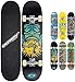 Osprey Skateboard Double Kick Pro. Monopatín infantil doble patada, plataforma 79cm de arce, ideal para niños principiantes y jóvenes avanzados. Skate Freestyle cóncavo, rodamientos ABEC 5. 6 modelos.