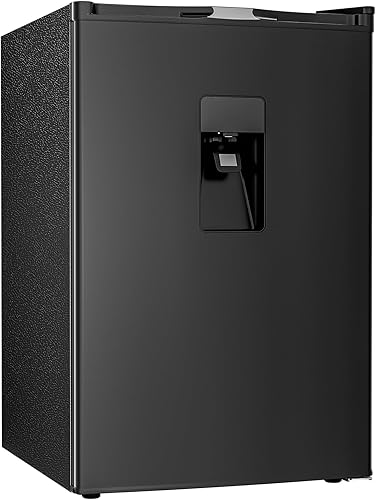 Miniatura 12 de Antarctic Star - Refrigerador mini compacto con congelador, 2.6 pies cúbicos. Puerta única ajustable con estantes extraíbles para Negro