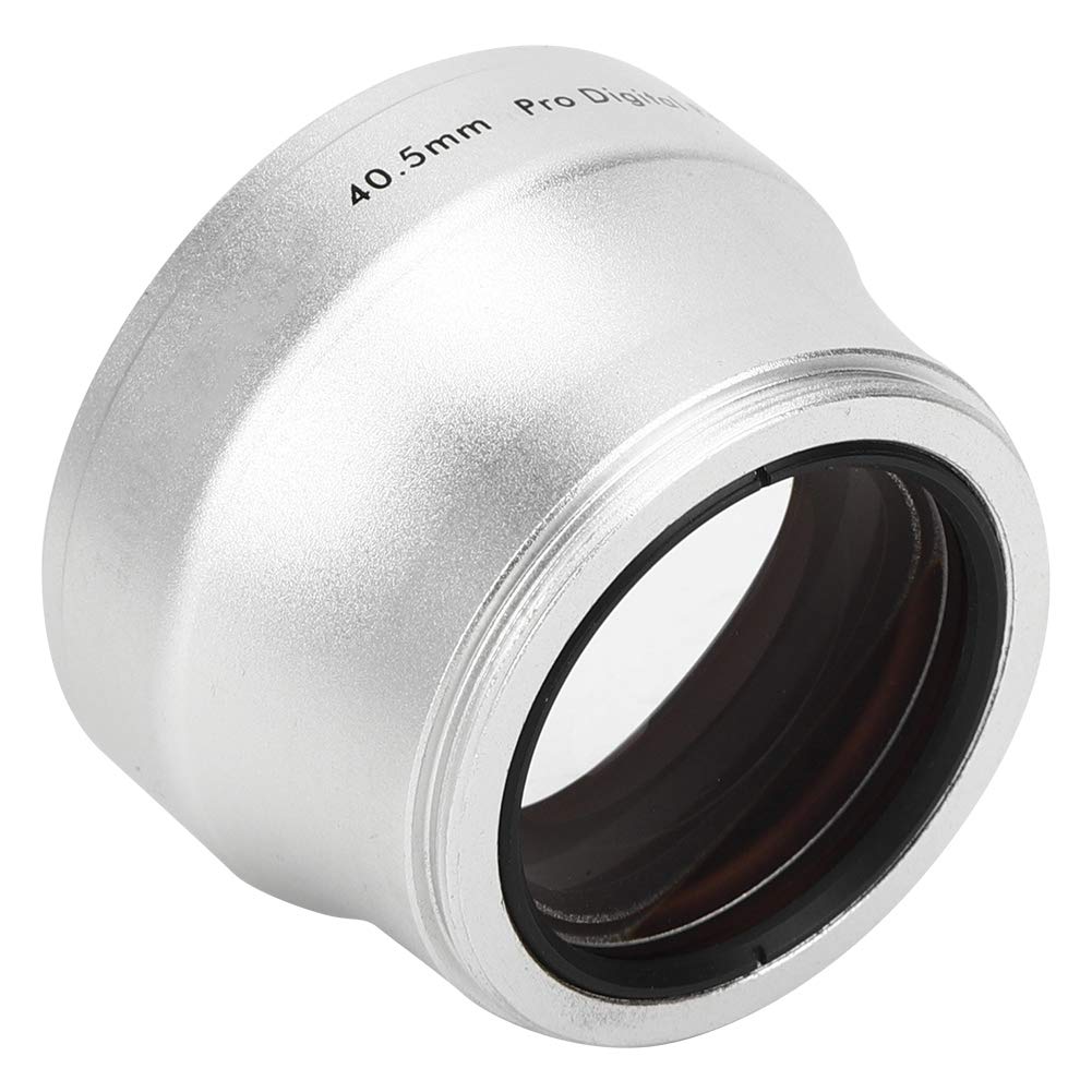 Alliage d'aluminium 40,5 mm Grossissement 2X Téléconvertisseur Universel Téléphoto avec Sacoche pour Tous Les objectifs de caméra à diamètre d'ouverture de 46 mm