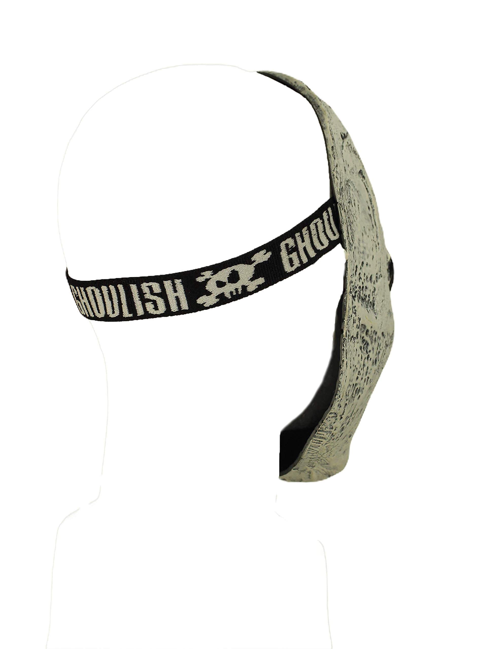 Ghoulish Productions - Máscara Ojos de Botones, Línea Urban Mask, Disfraz de Látex resistente, pintada a mano para Halloween Desfile de Carnaval, Fiesta de Disfraces, cosplay, Talla única adulto.