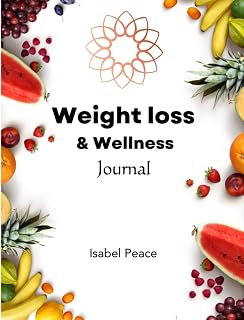 Weight Loss & Wellness Journal | Ideal companion to any weight loss & wellness program | Write in your favourite recipes | Record the 3 months' journey for long term success