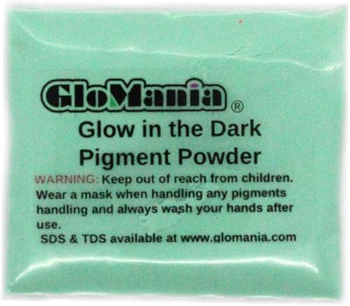 Miniatura 9 de Polvo de pigmento fluorescente de aluminio de estroncio invisible neutro que brilla en la oscuridad, luz negra UV libre de polvo (blanco brilla