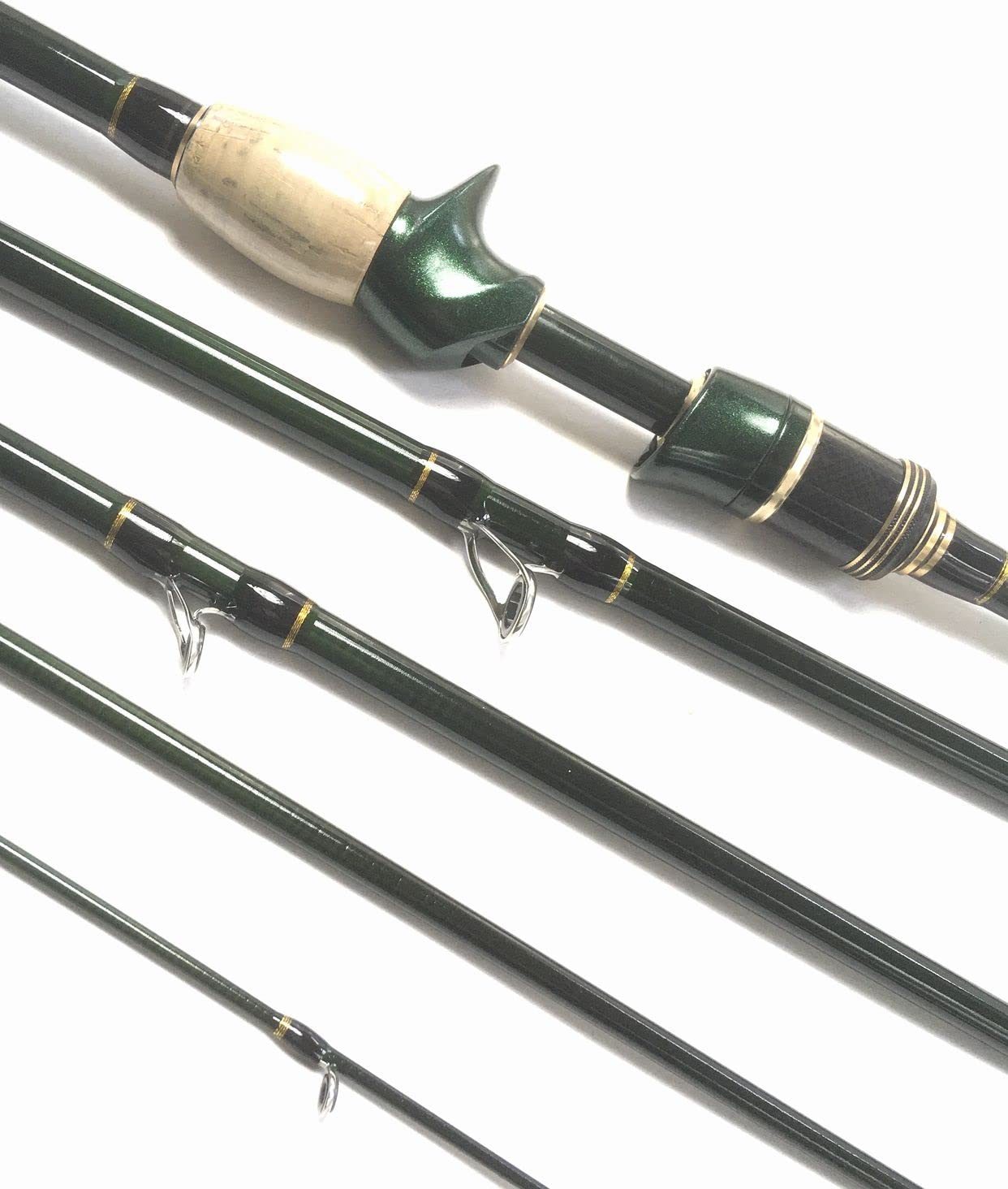 ま*ー様 8ftルアーロッド 2ピース L/ML2本分4-12g M:7-21g Amazon.co.jp: 8フィート (2.4m) ベイトパックロッド 5ピース (M