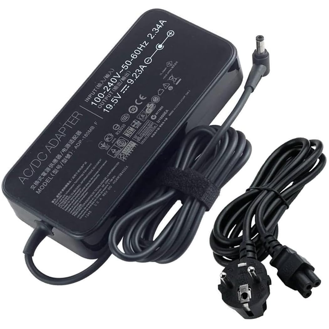 XITAIAN 19.5V 9.23A 180W ADP-180MB F ADP-180HB D FA180PM111 ADP-150VB B Chargeur Adaptateur Remplacement pour ASUS Laptops ROG G750-JS ROG G750JM (5.5x2.5mm)