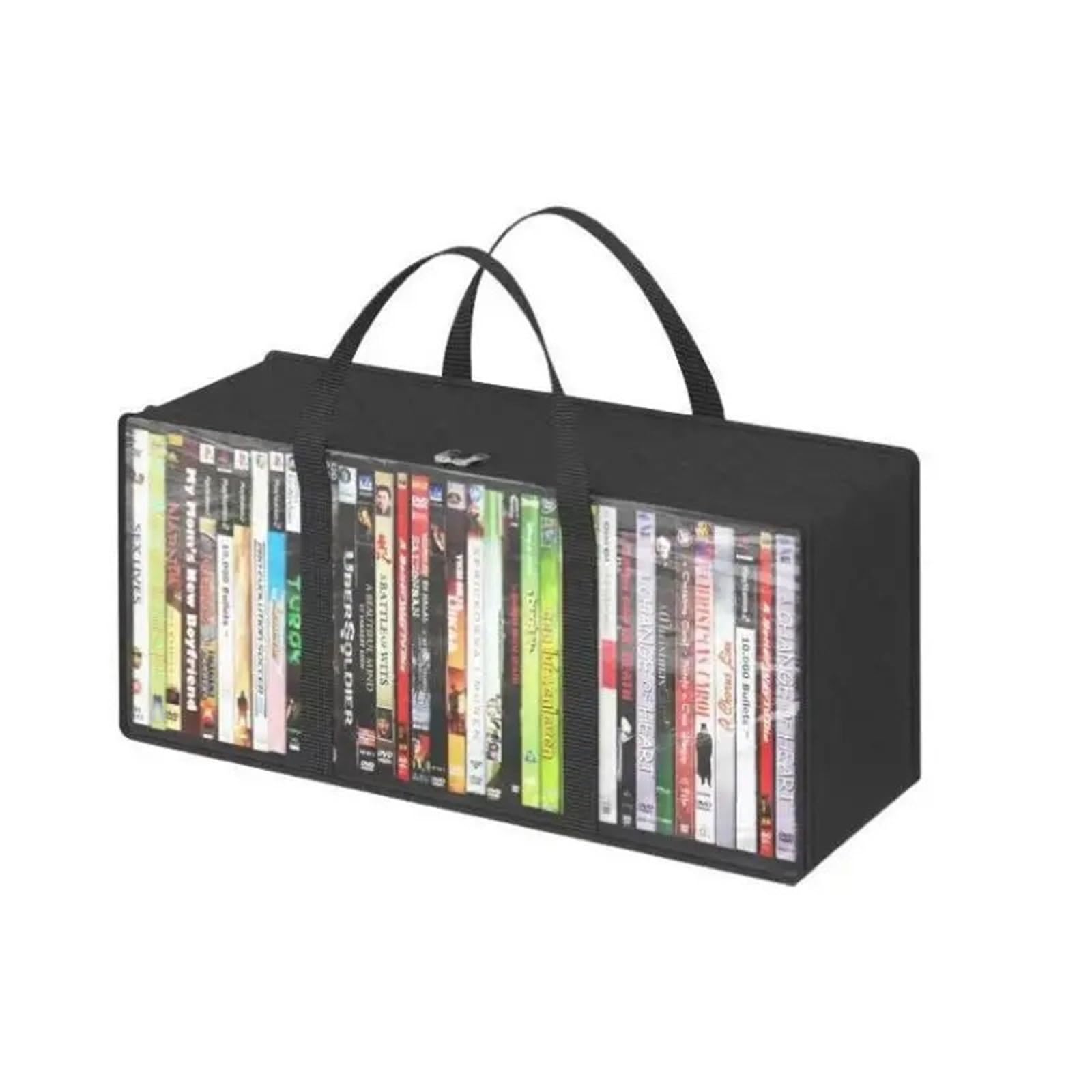 Bolsa de tela para CD que soluciona el desorden y protege tus DVD del polvo acumulado