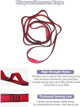 Bungee Fitness Equipment Set for Fitness Training - 5D Bungee Dance Resistance Belt Rope 50 60 70 80 90 100kg - Resistance Air Dance Rope for Gym - Home Suspension Training Kit(Weight Class-6: 100kg)