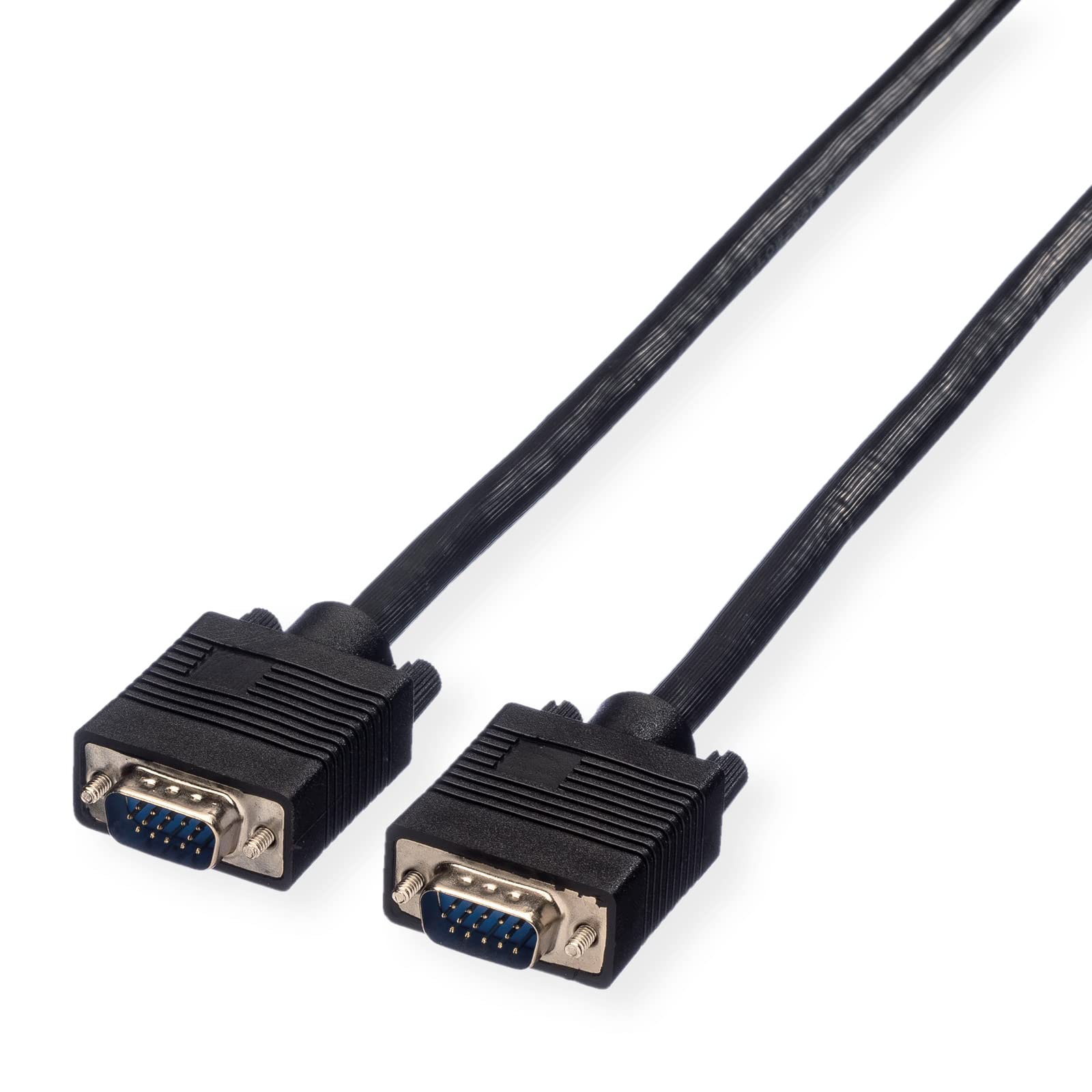Value SVGA Cable HD15 Male/Male 2 m Black Black 3 m