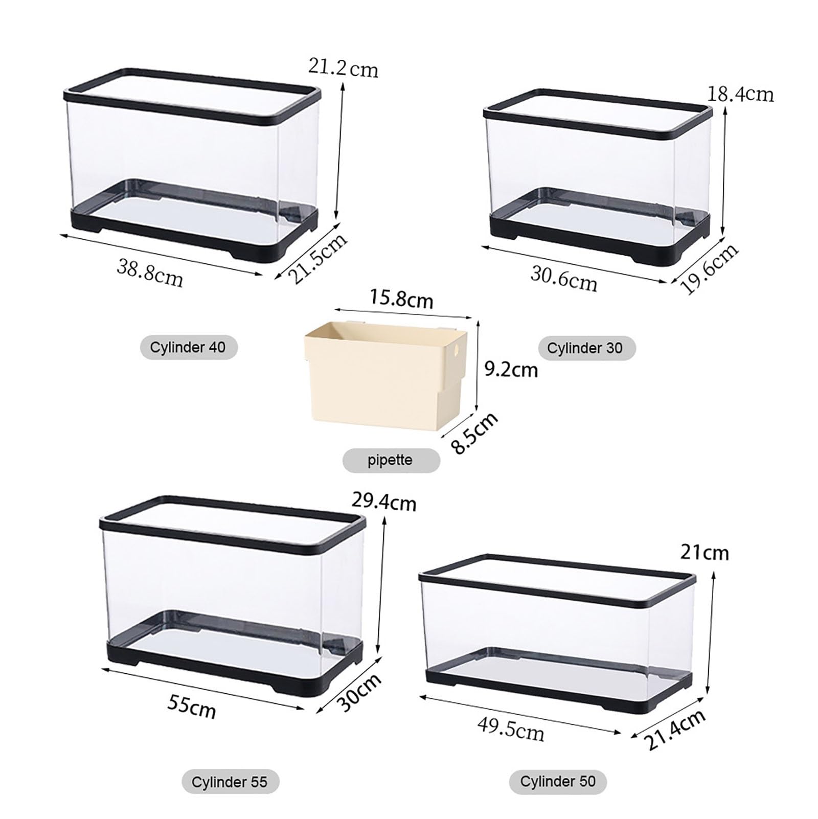 Kit Complet D'aquarium De Bureau, Kit Complet avec Lampes LED, Pompe À Air, Système De Filtration pour Crevettes Poissons Rouges Tortues(L)
