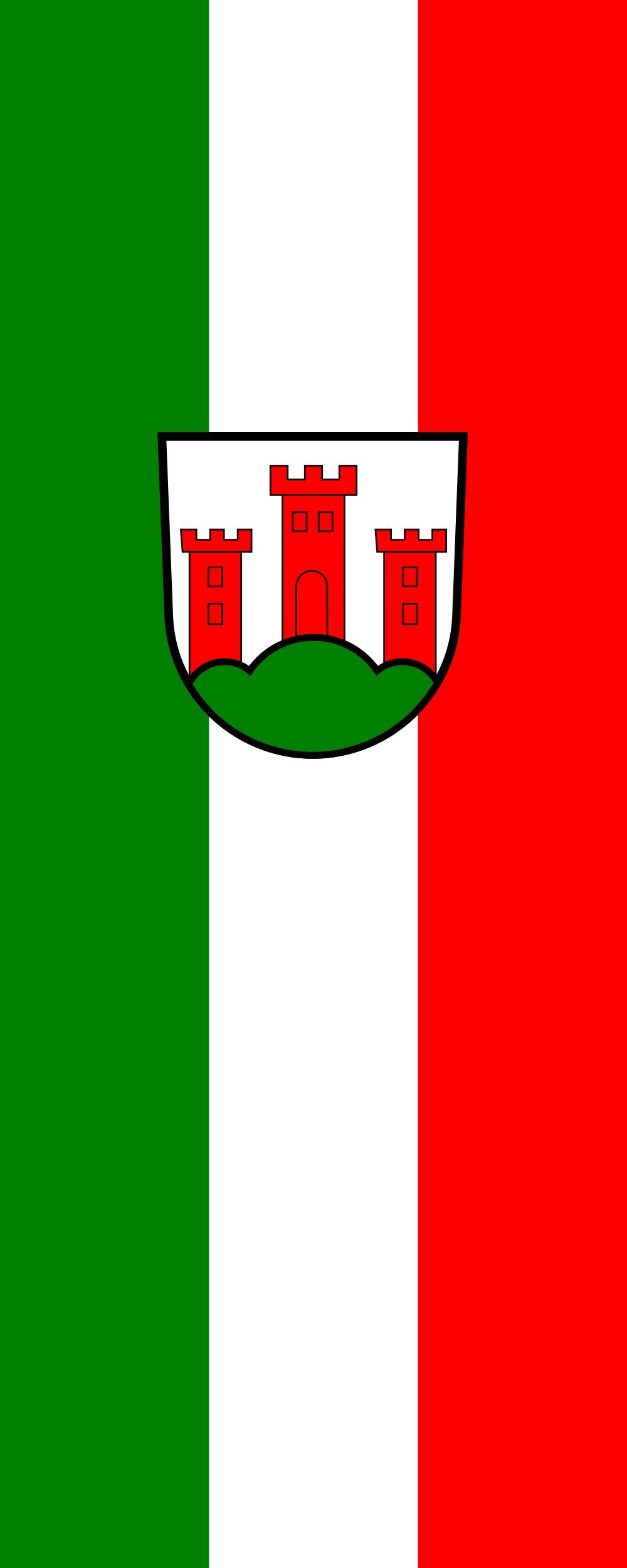 Drapeau Unterkirnach portrait de 3.5m² pour un pavoisement haute visibilité