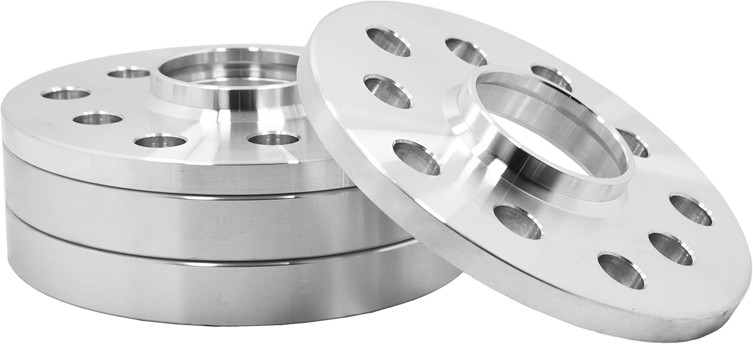 4pc Staggered Wheel Spacers 5x112 17 MM & 20 MM Thick 66.56 Hub Centric with Black Ball Seat Bolts 14x1.5 09-2019 A4 A5 A6 A7 A8 All Road S4 S5 S6 S7 RS5 RS7 Q5 SQ5 for Factory Wheels