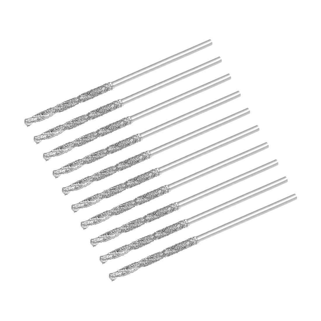 sourcing map 0.8mm Diamond Twist Drill Bits HighSpeed Steel Drill Bit
