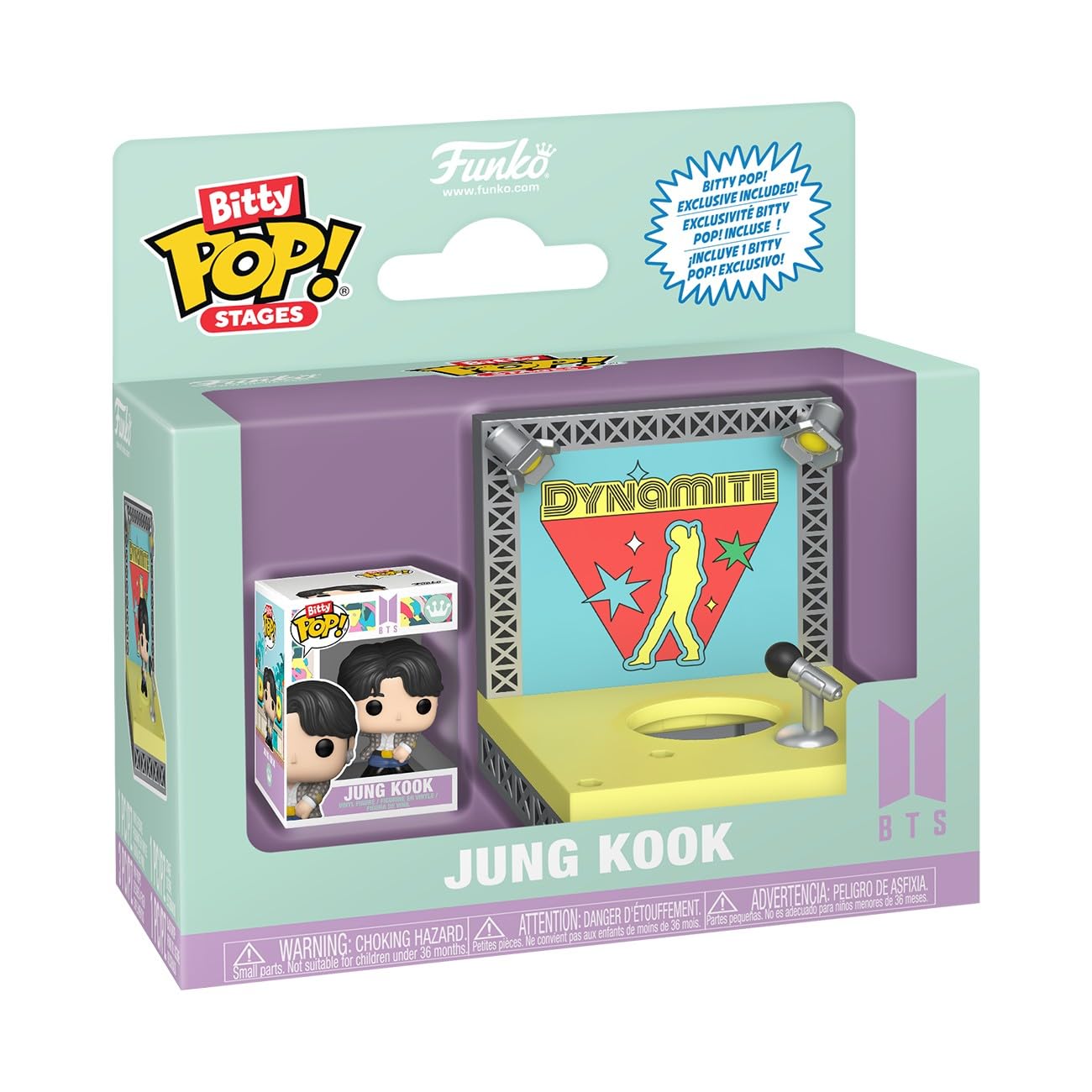 Amazon.com: Funko Pop! Bitty Stages: BTS - Dynamite - Jung Kook