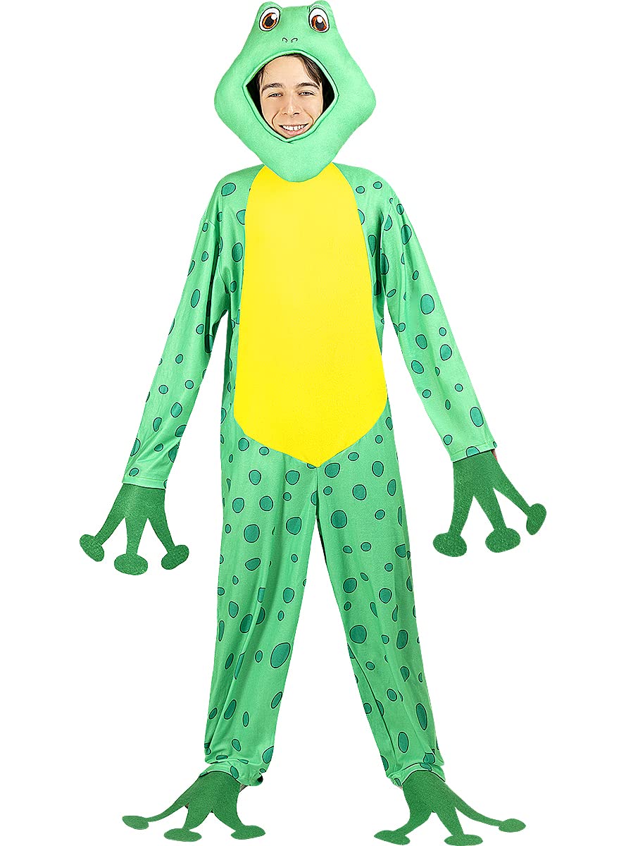Funidelia | Déguisement grenouille pour femme et homme Animaux - Déguisement pour Adultes et accessoires pour Halloween, carnaval et fêtes - Vert