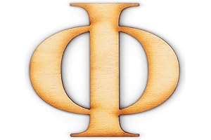 Official Greek Wooden Letters for Crafts, Alpha Phi Letters 2"