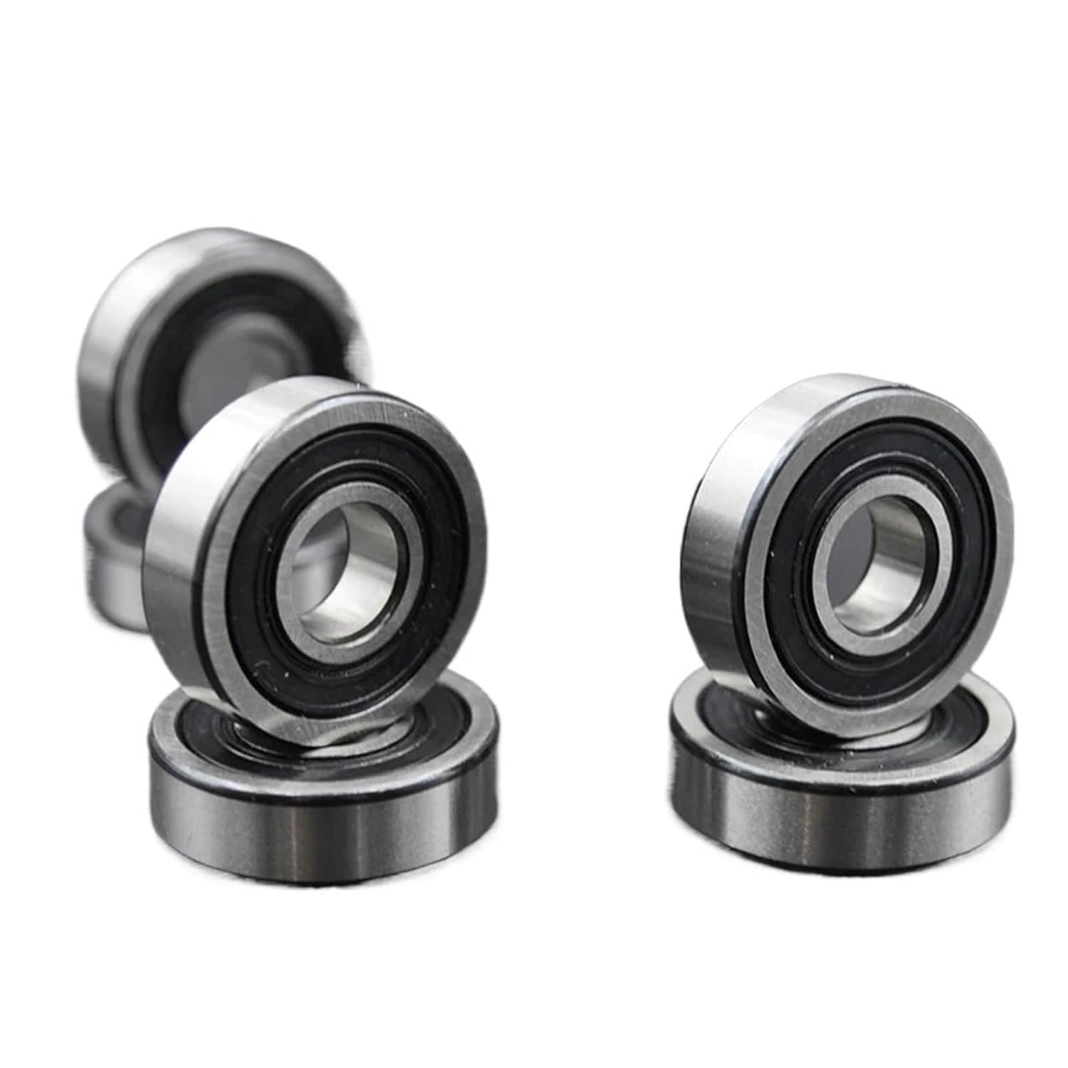 10Pcs 100Pcs 608 606 607 609 625 626 627 628 2RS DDU Bearings Bore 5mm 6mm 7mm 8mm 9mm Roller Wheel Lubricated Sealed Bearing(625 2RS Premium,100Pcs)