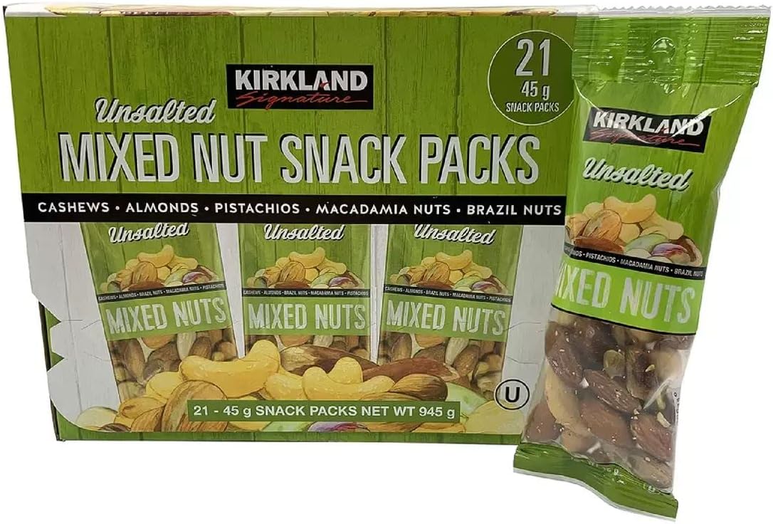 Unsalted Mixed Nuts 1 Box (21packs - 45g)