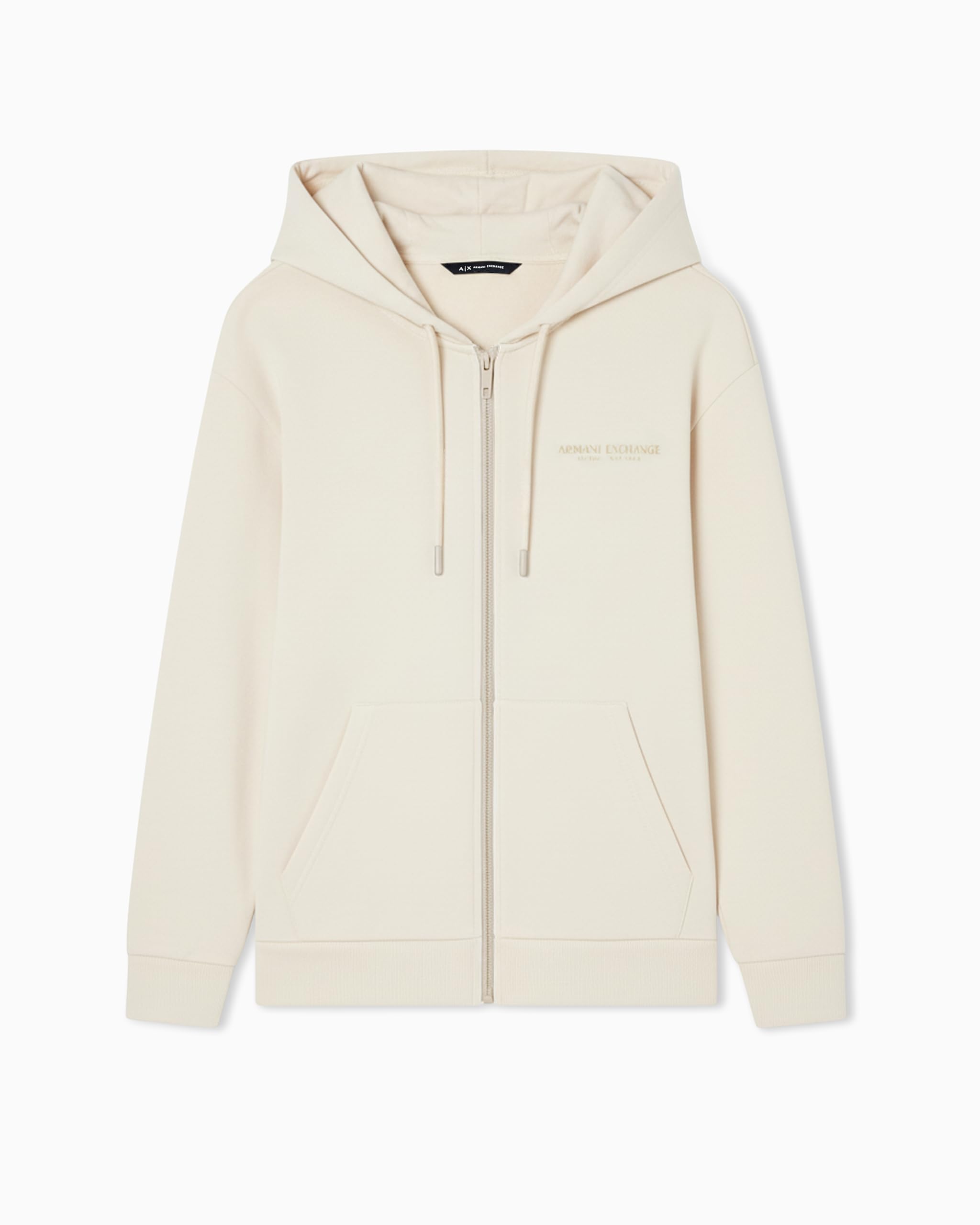 Armani Exchange Laced-up Hood Side Milano-New York Logo Felpa con Cappuccio Donna