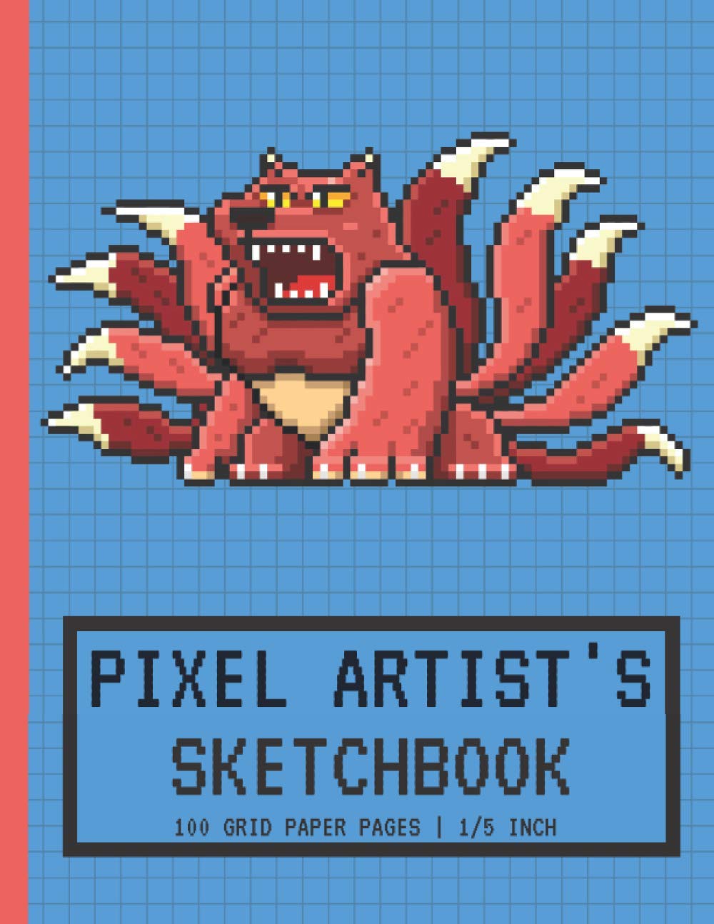 Buy Pixel Artist's Sketchbook Pixel Art Graph paper Drawing Blank