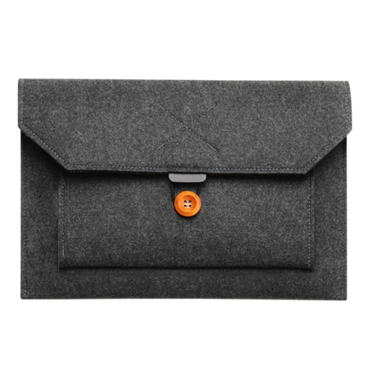 Bolsa protectora de fieltro negra para portátil de 15 pulgadas 8