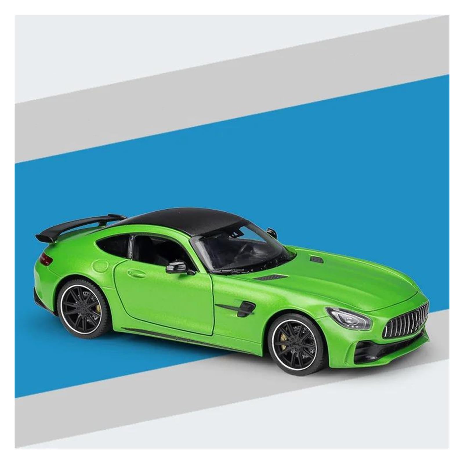 BANKOTO Diecast Car 1:24 For Benz For AMG For GT R Car Metal Diecasts Alloy Model Collectible Model(Green)