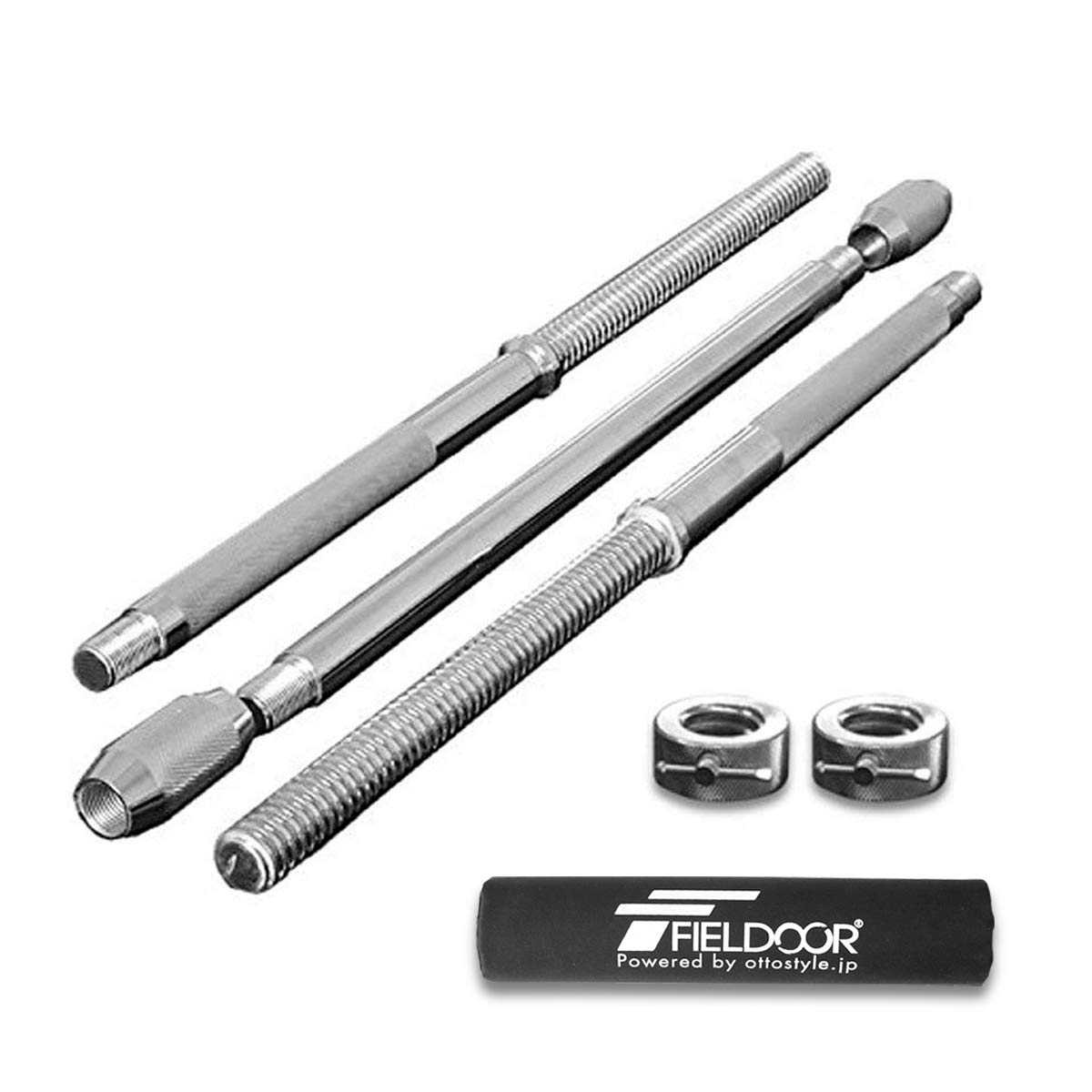 Amazon | FIELDOOR バーベルシャフト 137cm＆196cm 2WAY式 3分割