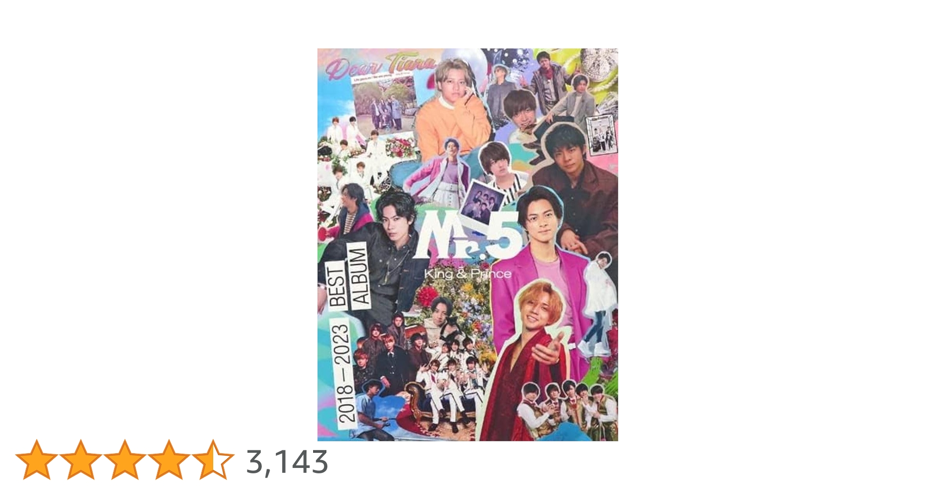 Amazon.co.jp: King Prince ベストアルバムMr.5 Dear Tiara 盤