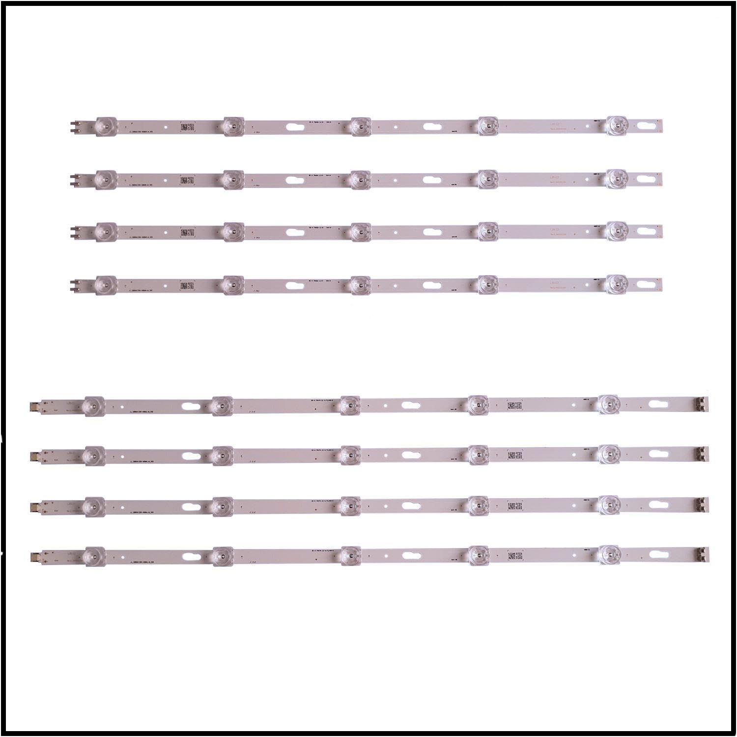 Generico KIT 8 BARRE LED TV PER SAMSUNG UE55AU7170 UE55AU7170U UE55AU7170UXZT