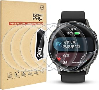 6 PCS Compatible for Garmin Venu 4 41mm Smartwatch Screen Protector Clear,HD Anti-scratch Soft TPU [Not Glass] with Ultra-thin Protector For Venu 4 Protective Film 41mm