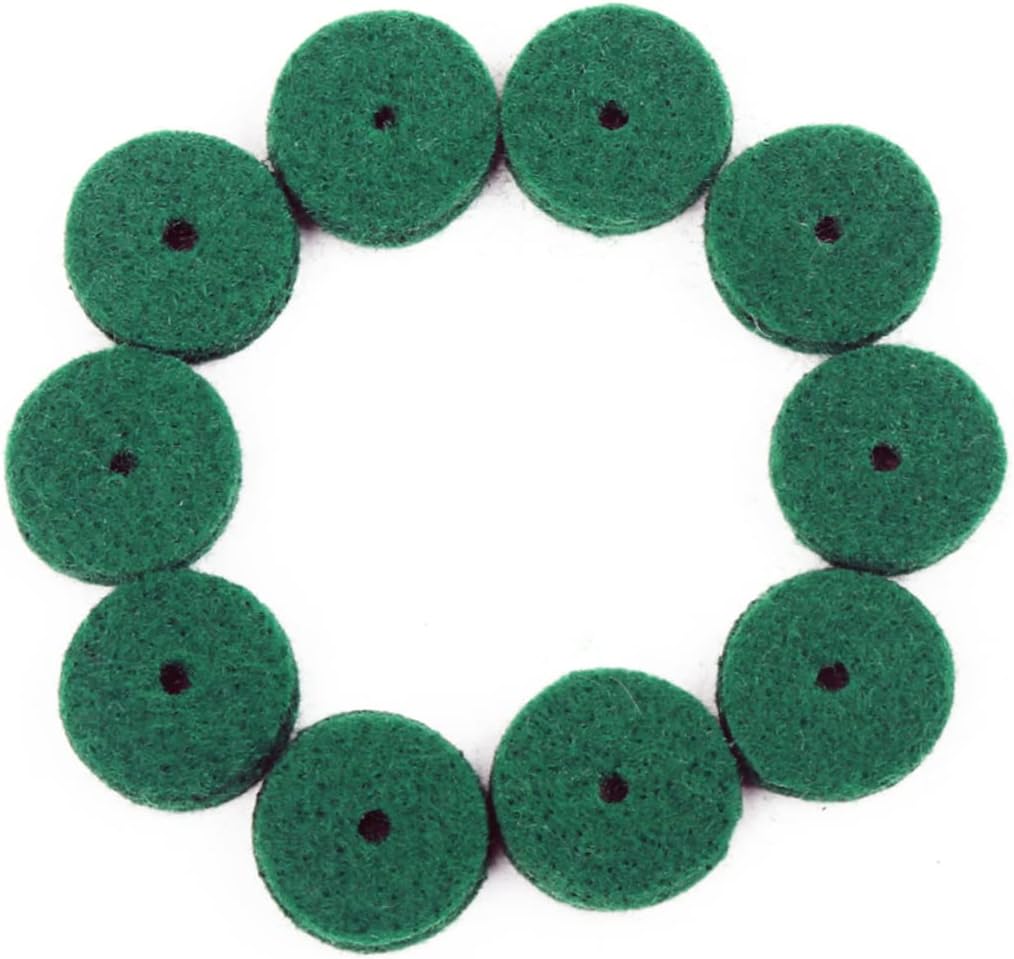 180pcs Green Piano Felt Washers Key Leveling Repair Parts for Piano Keyboard Felt Material Prevents for Regulating