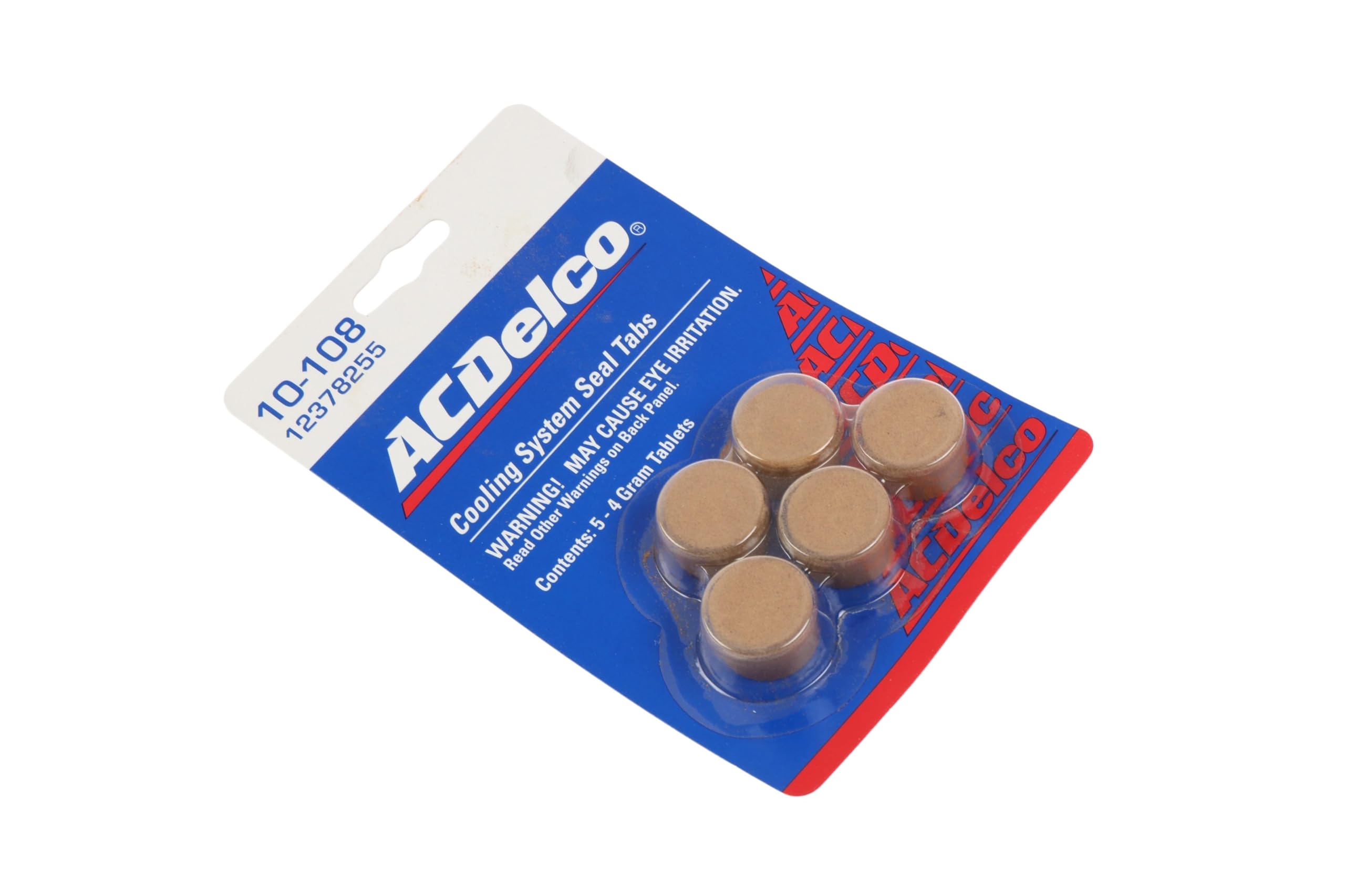 ACDelco GM Original Equipment 10-108 (12378255) Cooling System Sealing Tabs - 4 g (Pack of 5)