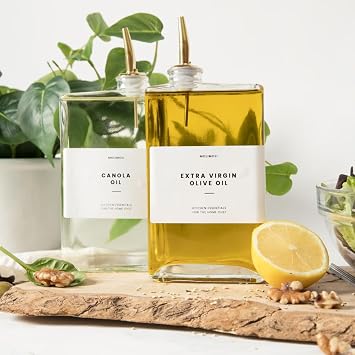 Gold Syrup Dispenser & Thin Oil Bottle