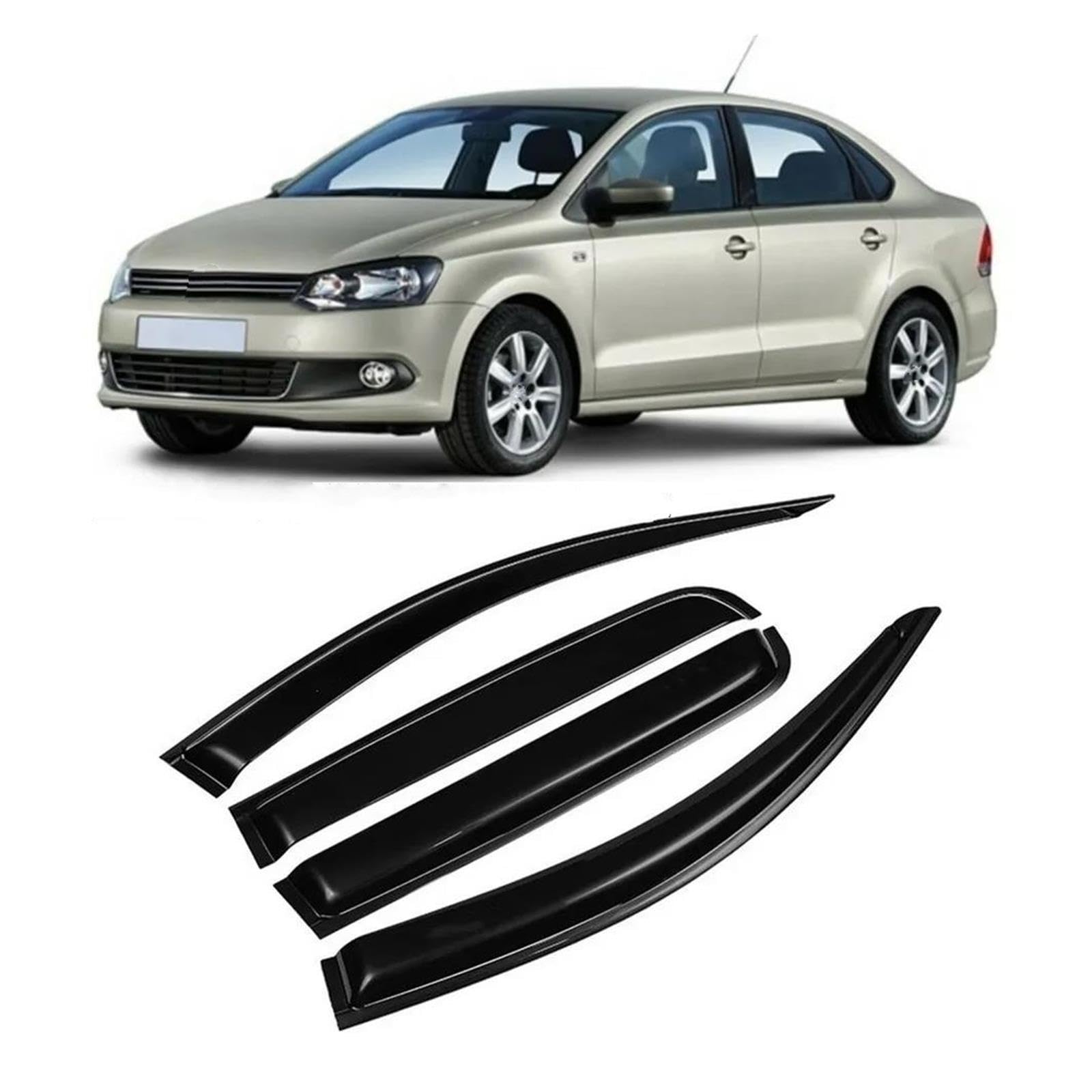 Generisch Fenster Windabweiser Auto Für VW Für Polo Limousine 2011-2018