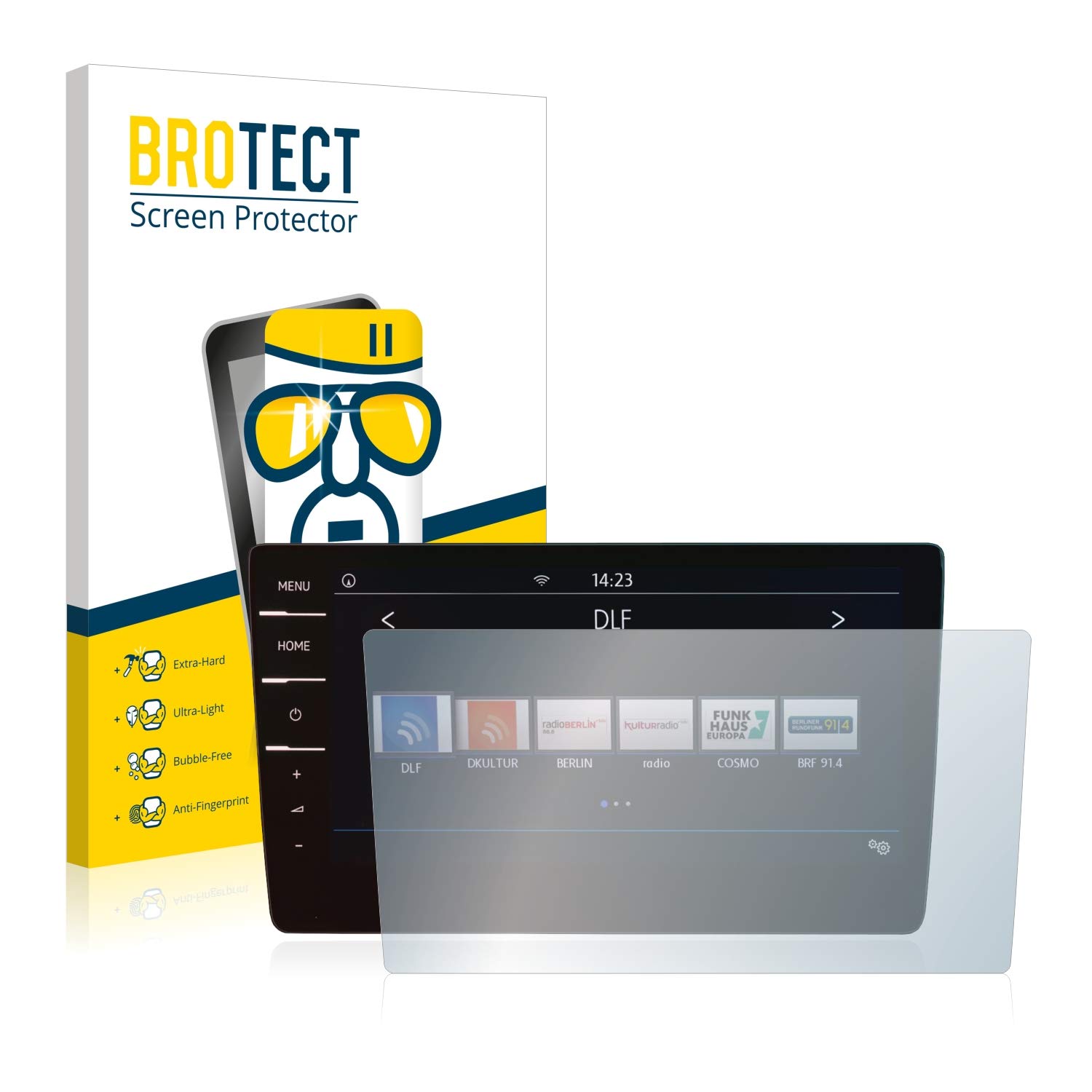 BROTECT Film Protecteur Verre 9H Pour Volkswagen Golf 7 2019 Discover Media 8" [Anti-Rayures, Transparent] - Auto