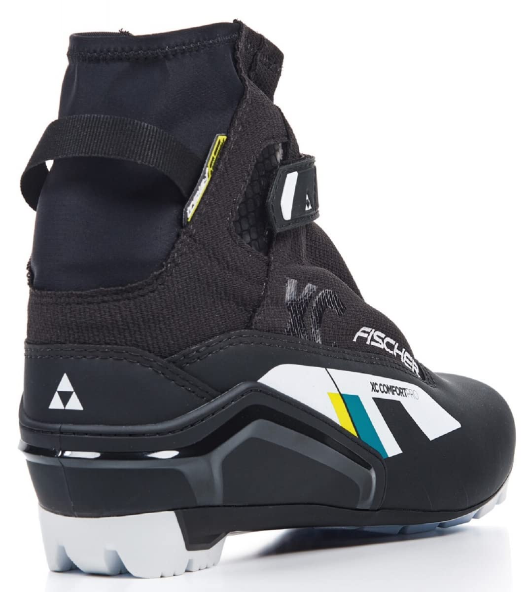 Fischer XC Comfort PRO Black Yellow, Scarpe da Sci di Fondo Unisex Adulto