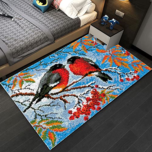 LucaSng Kit de Tejer ​con Gancho cojín de sofá Alfombra,Kit de alfombras con Gancho de pestillo,Kit de Gancho DIY Alfombra,Kit de Alfombra de Gancho patrón Animal,para niños,Adultos y Principiantes Cover