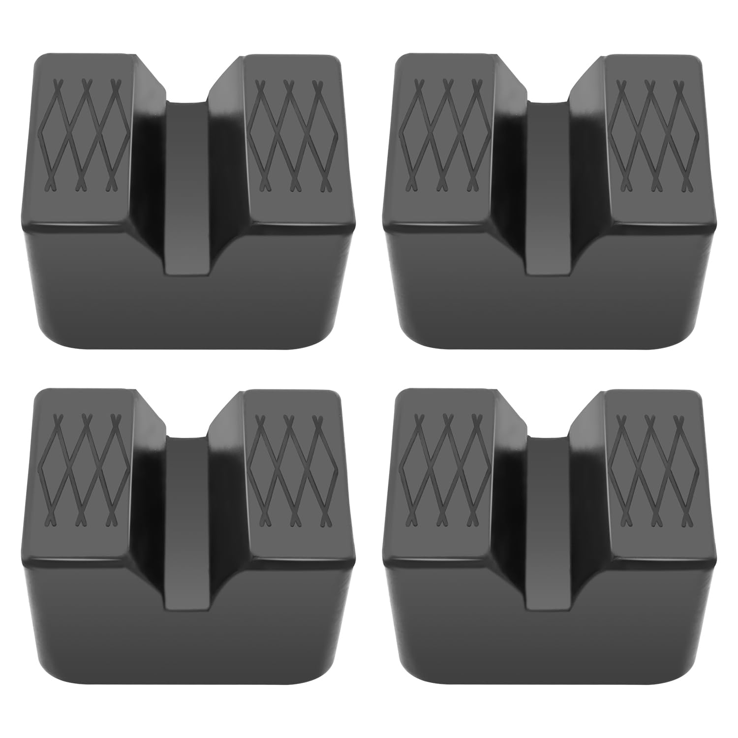 YIXISI 4 Stücke Wagenheber Gummiauflage, Jack Stand Pad, Wagenheberauflage Gummi, Unterstellbock Gummiblock Schützt Auto vor Kratzen