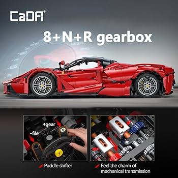 Amazon.co.jp: MISINI CADA Master C61505W ラフェラーリスーパーカー