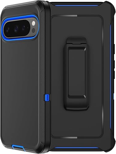RubCase for Google Pixel 9 Pro XL Case with Belt Clip Holster, 2X Screen Protect