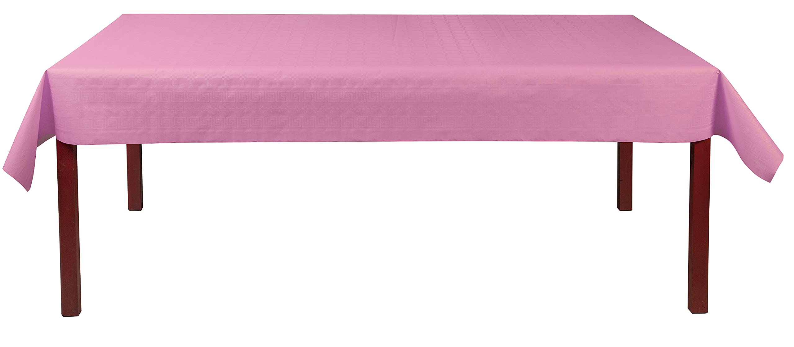 Pro Nappe R482586I Profesjonalny obrus ze wzorem papieru damaszkowego w rolce 25m długości x 1,18m szerokości jednorazowy, uniwersalny szykowny i klasyczny nakrycie stołu 1 sztuka kolor pudrowy róż