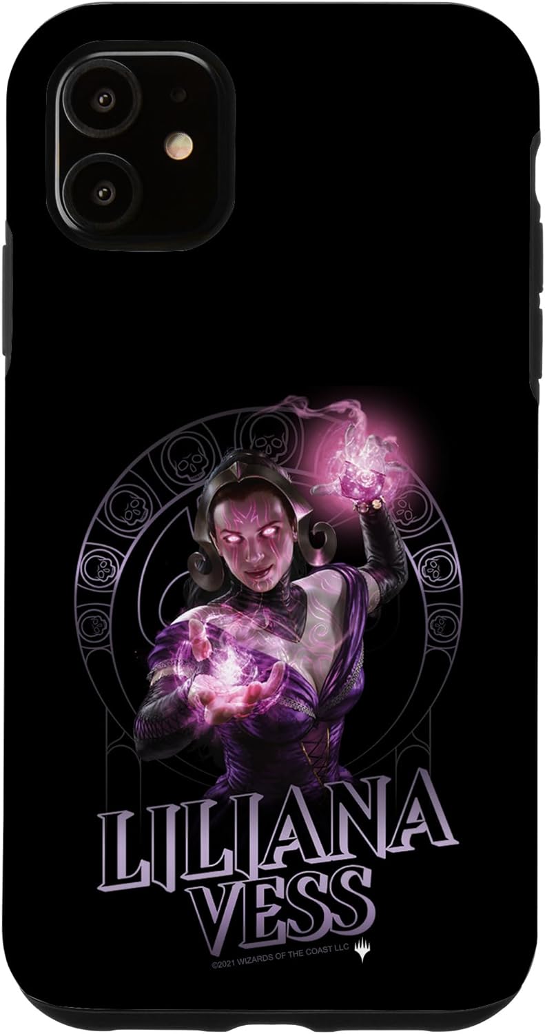 iPhone 13 Magic: The Gathering Liliana Vess Glowing Eyes Case