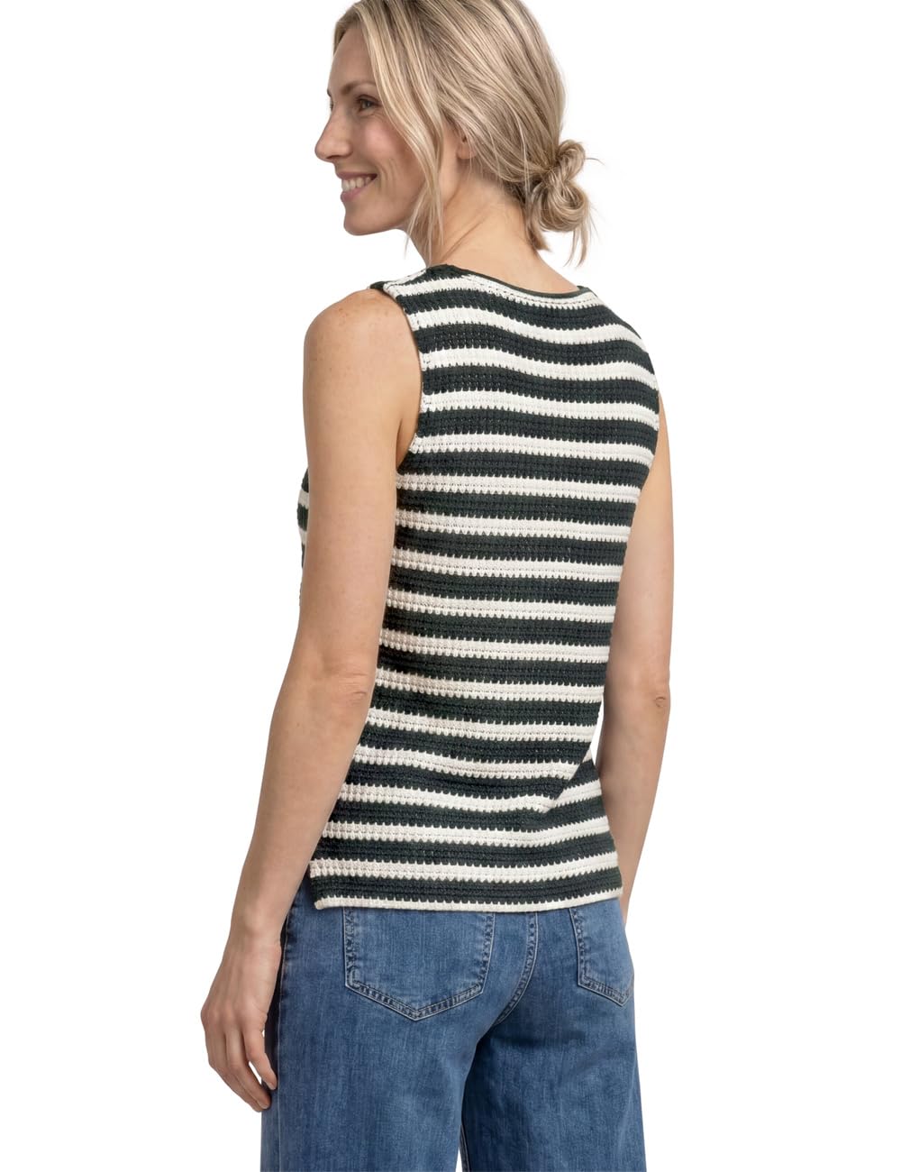 Street One 3230468 Top de Rayas de Punto Mujer (Pack de 1)