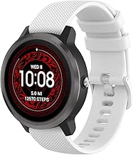 20mm Quick Release Strap Compatible for Garmin Vivoactive 5/3/3 Music, Venu/Venu 2 Plus, Venu Sq/Sq Music/Sq 2/Sq 2 Music, Women Men Adjustable Bracelet for Vivomove 3/Sport/Style