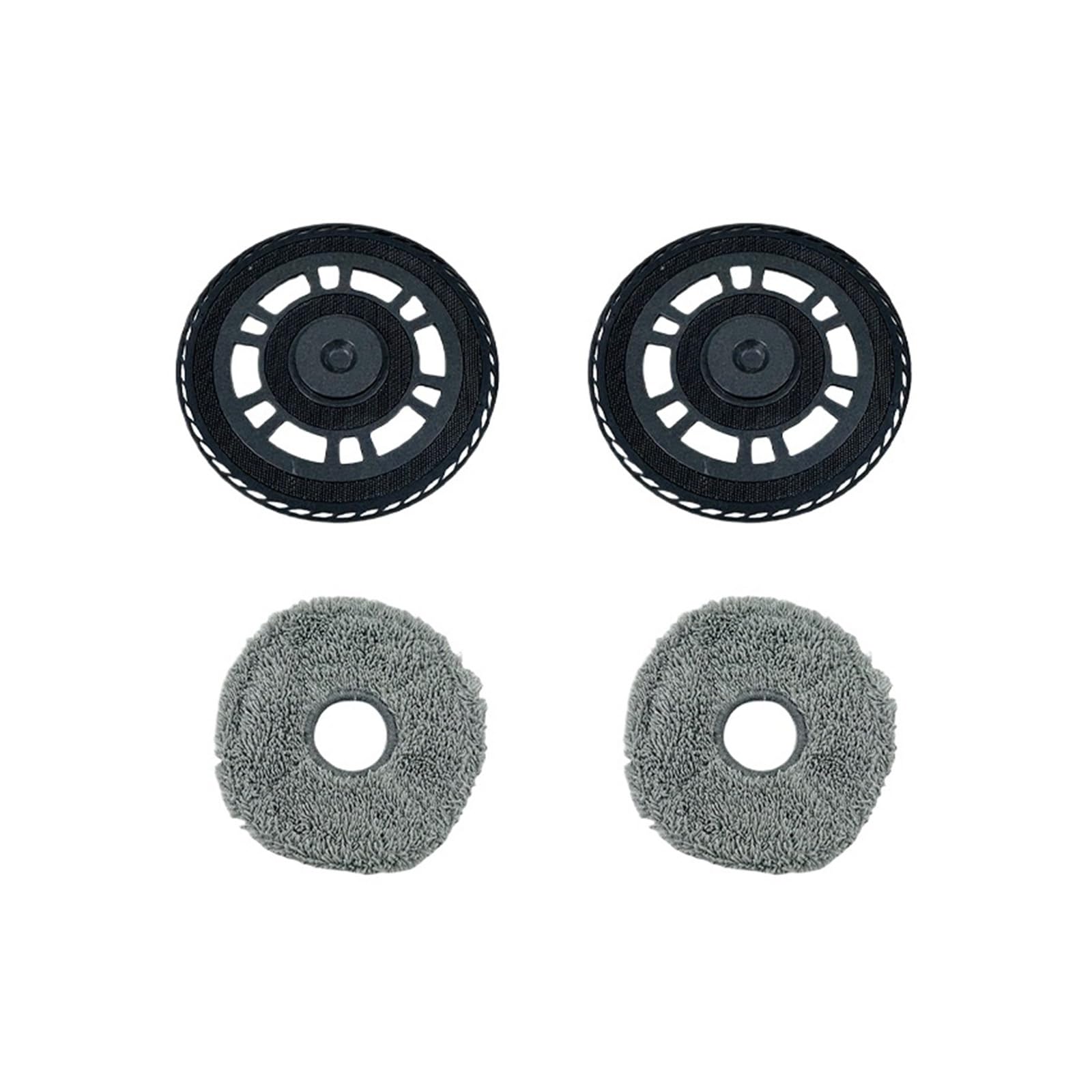 Plateau de serpillière et serpillières pour Dreame L30 et X30 Ultra (kit de 4 pièces)